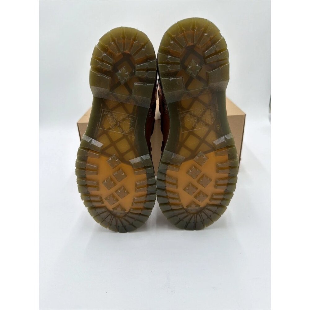 Dr. Martens 1460 Lace to Toe Fur Lined Buttersoft Nubuck Boots Brown Women's 8 - Picture 3 of 11
